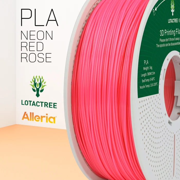 PLA - NEON ROSE RED