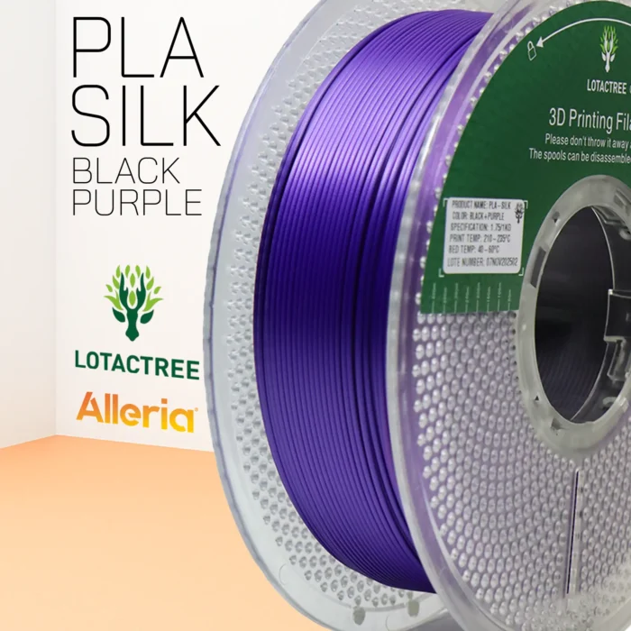 PLA-SILK - Black + Purple